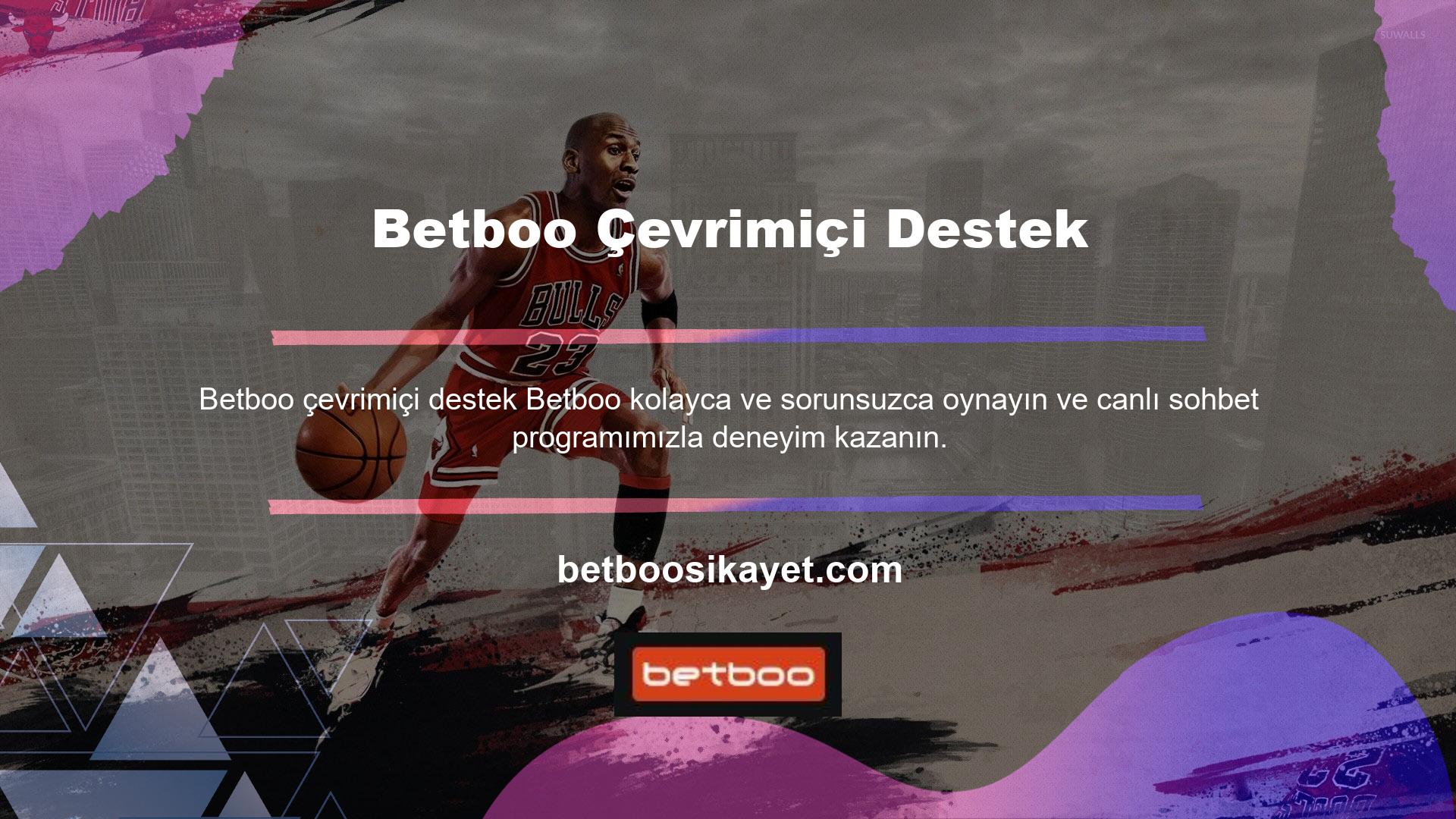 Betboo Online Destek Programı kapsamında Betboo Müşteri Hizmetleri, ödeme ve bonus çözümleri ile ilgili soruları kabul etmektedir