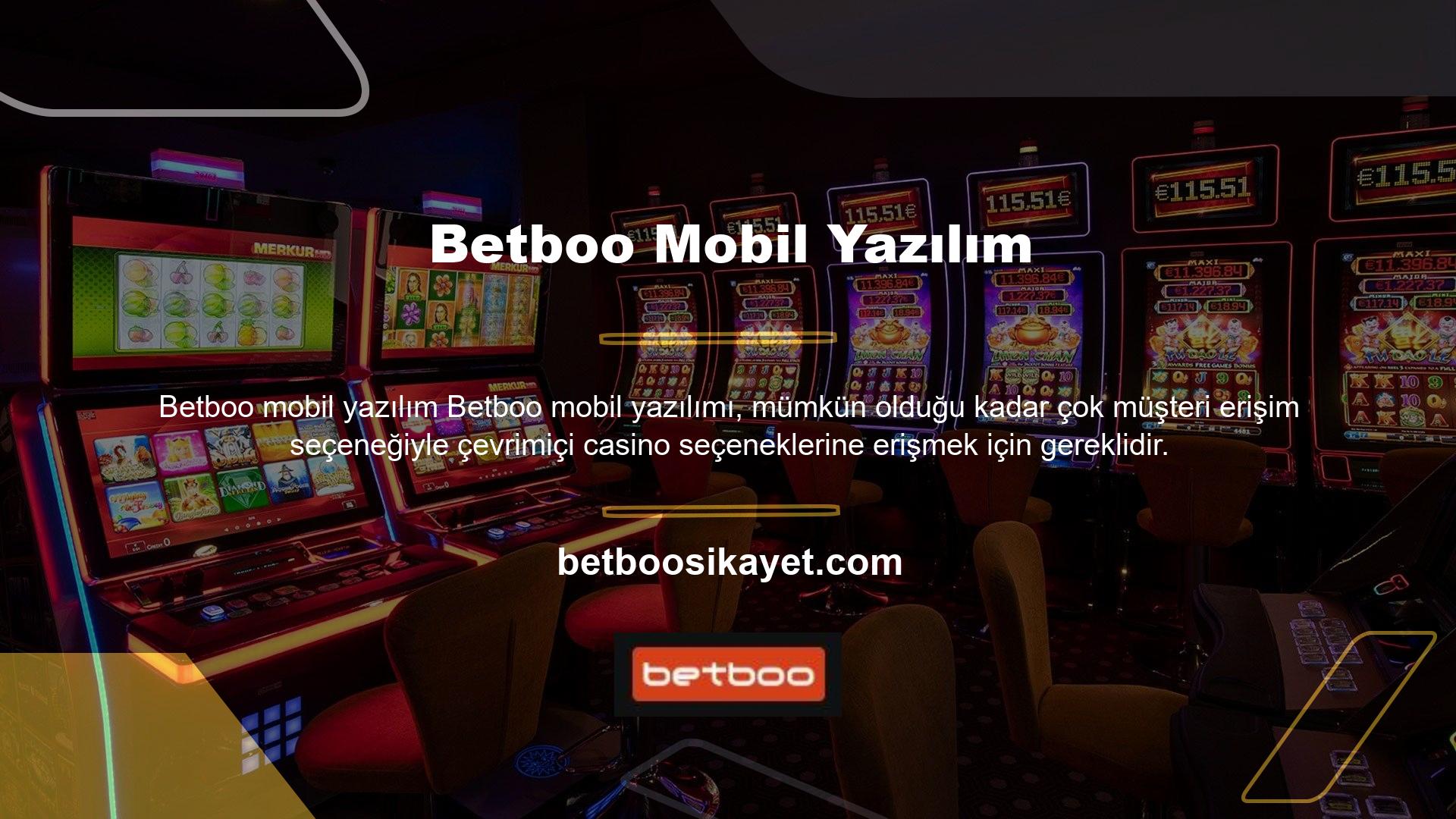 Betboo Mobil Yazılımı, en yeni mobil yazılımları kullanarak, mobil arayüz üzerinden üyelerin mobil cihazlarından kolay erişim sağlar
